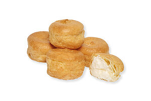 Mini Windbeutel mit Vanillecremefüllung