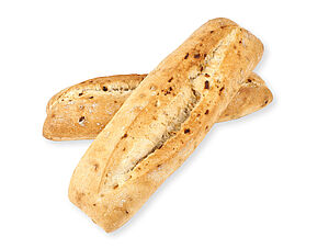 Baguette mit Röstzwiebeln