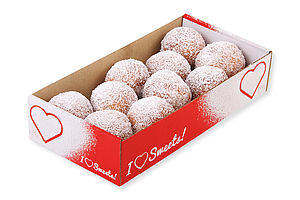 Quarkbällchen im 10er Tray Quarkbällchen im 10er Tray