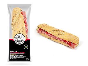 Fresh Rolls // Baguette mit Spianata-Salami Fresh Rolls // Baguette mit Spianata-Salami