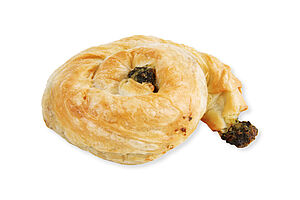 Mini Börekschnecke mit Spinat und Fetakäse