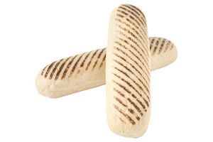 Panini hell, mit Grillstreifen vorgeschnitten