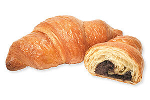 XXL croissant with chocolate cream