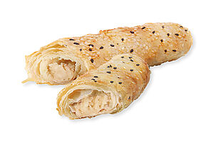 Stick Hähnchen Döner Kebab und Tsatsiki