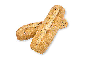 Steinofenbaguette mit Oliven, Tomaten & Basilikum