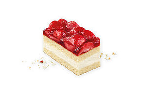 Strawberry and buttermilk slice Strawberry and buttermilk slice